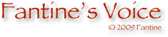 Fantine’s Voice
                                                                © 2009 Fantine